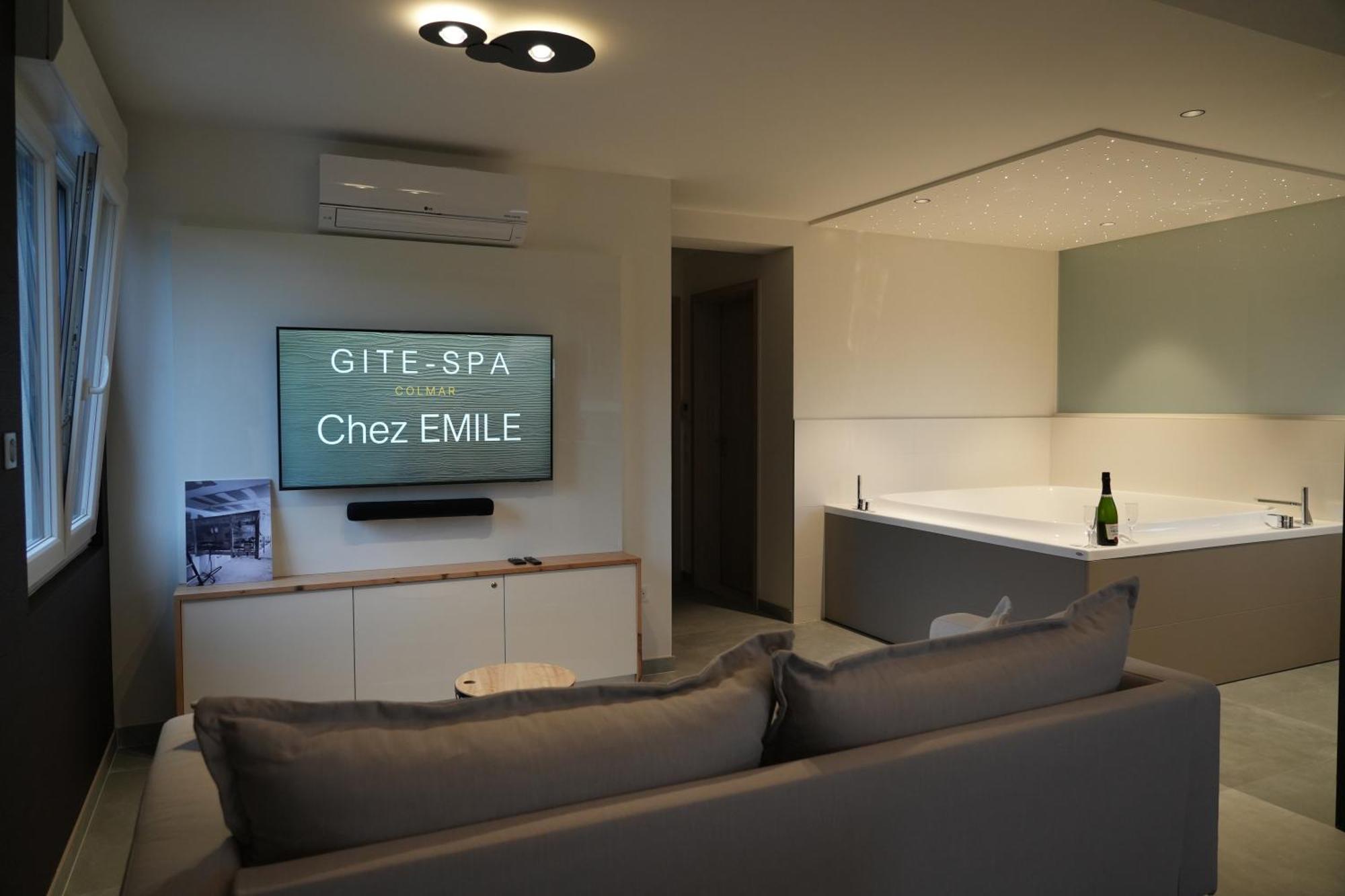 Gite Spa L'Atelier Emile - Spa Privatif - 5 Min Colmar Sainte-Croix-en-Plaine 部屋 写真