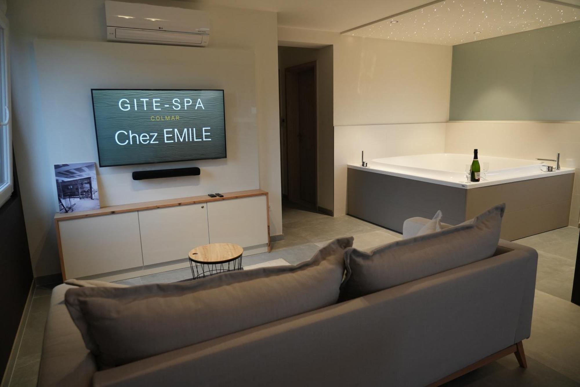 Gite Spa L'Atelier Emile - Spa Privatif - 5 Min Colmar Sainte-Croix-en-Plaine 部屋 写真